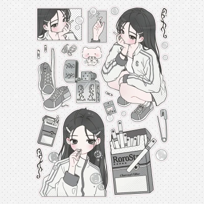 [신상] smoke 스티커