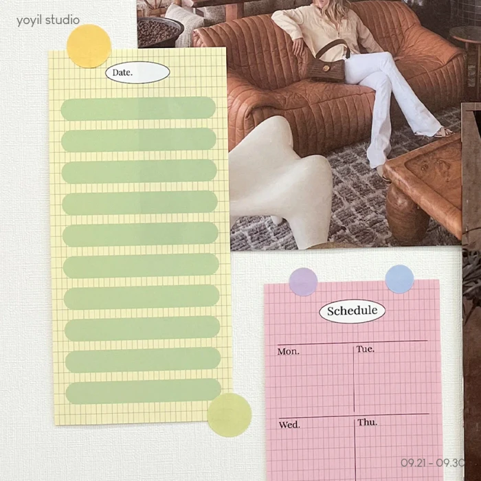 [9월] 요일_롱 떡메모지&마스킹 테이프 모음.zip