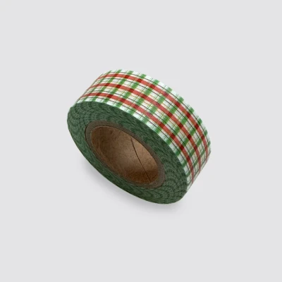 [10% SALE] antique check red masking tape