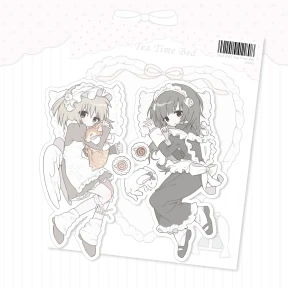 [new☕] Tea Time Bed 조각스티커