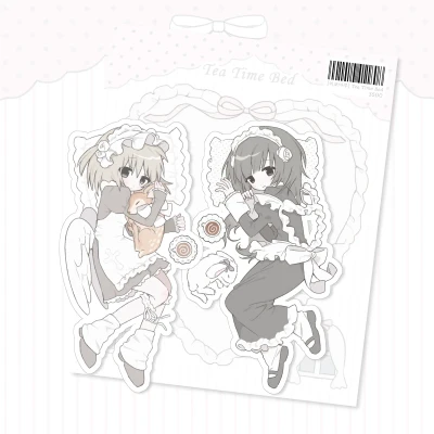 [new☕] Tea Time Bed 조각스티커