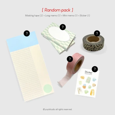 [트웬티 한정/9,900원] 요일 스튜디오 랜덤팩🤎✨