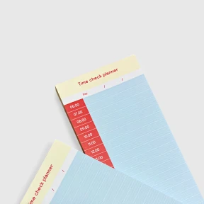 [10% SALE] time check memopad (long)