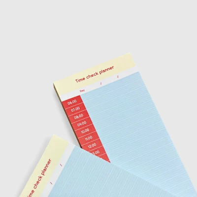 [10% SALE] time check memopad (long)