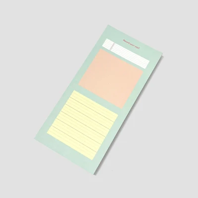 [10% SALE] record line memopad (long)
