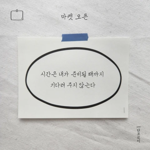 단조로이 마켓 오픈합니다.