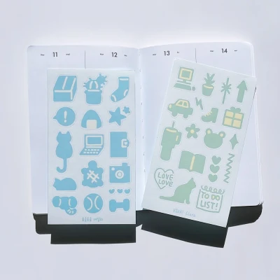 몽글몽글 데일리 모조지 스티커 2pcs