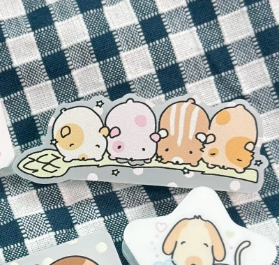 아스파라거스 햄찌 집게