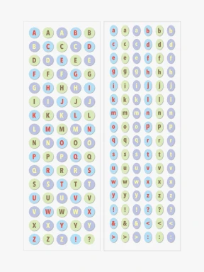 Alphabet Sticker (4 Designs)