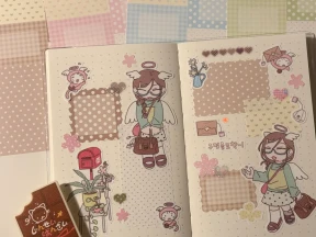 베스트컬러팔레트 모조지 스티커