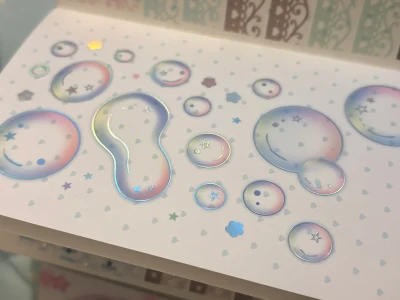 버블버블 홀로그램 박 키스컷