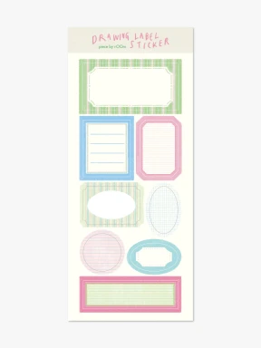 Drawing Label Sticker