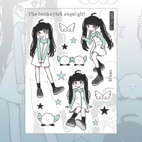 신상✨말괄량이 천사 소녀✨ (매트펄 코팅)