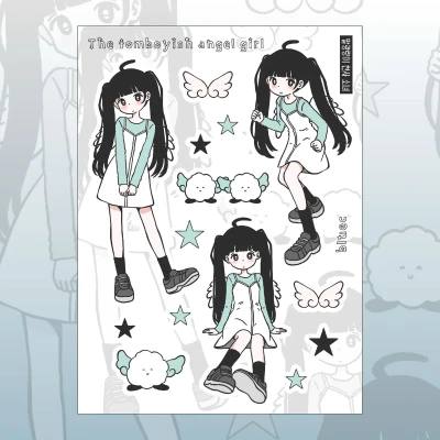 신상✨말괄량이 천사 소녀✨ (매트펄 코팅)