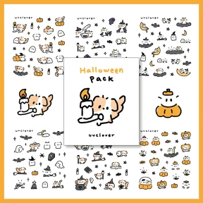 할로윈 한정 상품 (스티커팩/ 랜덤스티커)