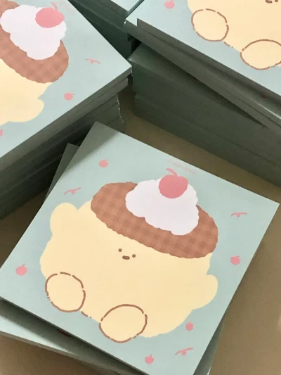 푸딩이 떡메모지