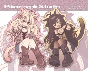 GALS♥CATS! 조각스티커