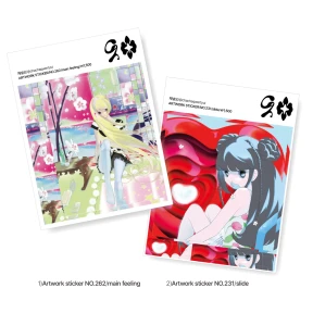 (신상할인)ARTWORK STICKER - main feeling/slide