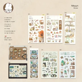 무운 스티커 8종