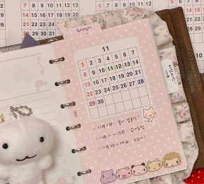 2027 달력 모조지스티커