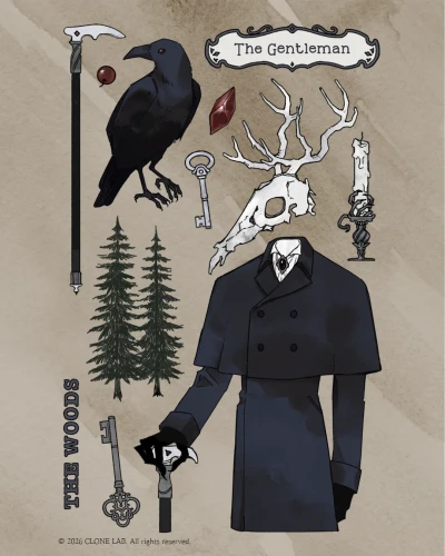 [신상] THE WOODS 스티커 (3종)