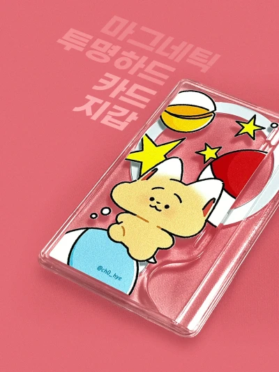 투명 하드 카드지갑
