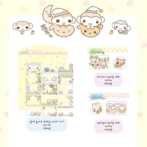 프레임 스티커와 핀버튼 세트!
