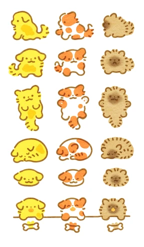 레몬홍차흑설탕 스티커