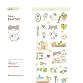 [new] 클로버 연구원 스티커