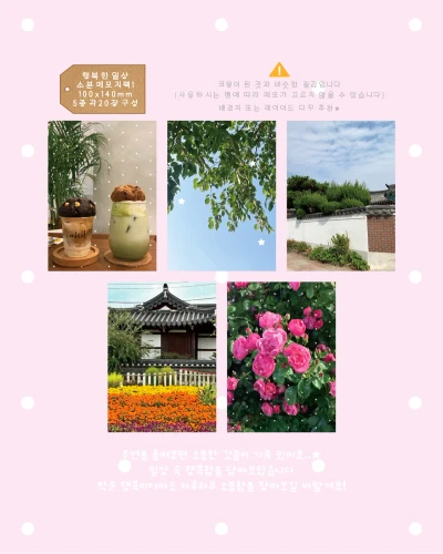 소분 메모지 팩