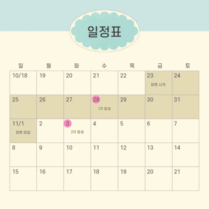 비밀의 화원 스티커&키링 마켓