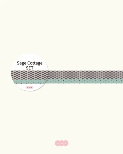 [NEW] Sage cottage set 빈티지 마스킹테이프 세트
