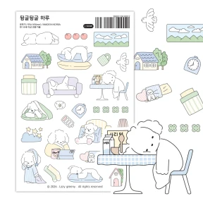 뒹굴뒹굴 하루 씰스티커
