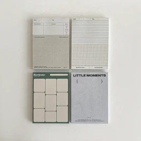 (리뉴얼)리마인더 빅사이즈 떡메모지 4type