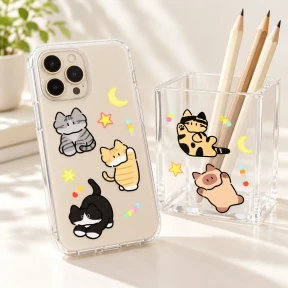소심한고양이 uv스티커 2종 5%할인중
