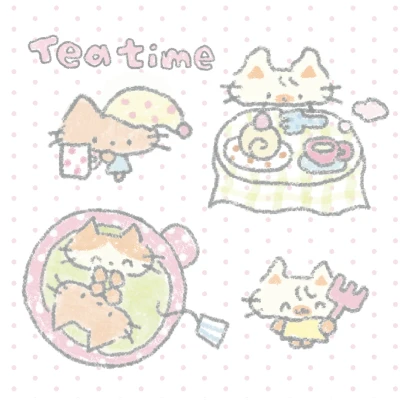 (new) 티타임 씰스티커